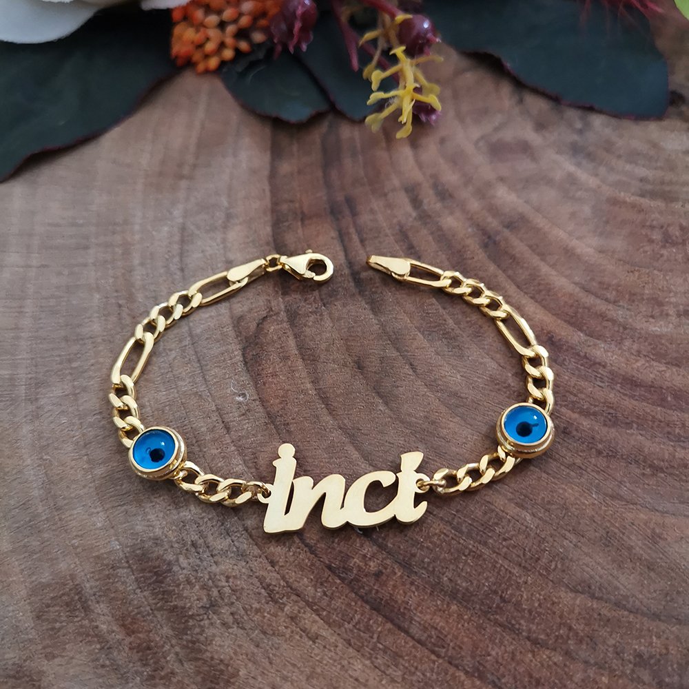 925 Ayar Gumus Nazar Boncuklu Isimli Bebek Ve Cocuk Bileklik Fiyati Taksit Secenekleri