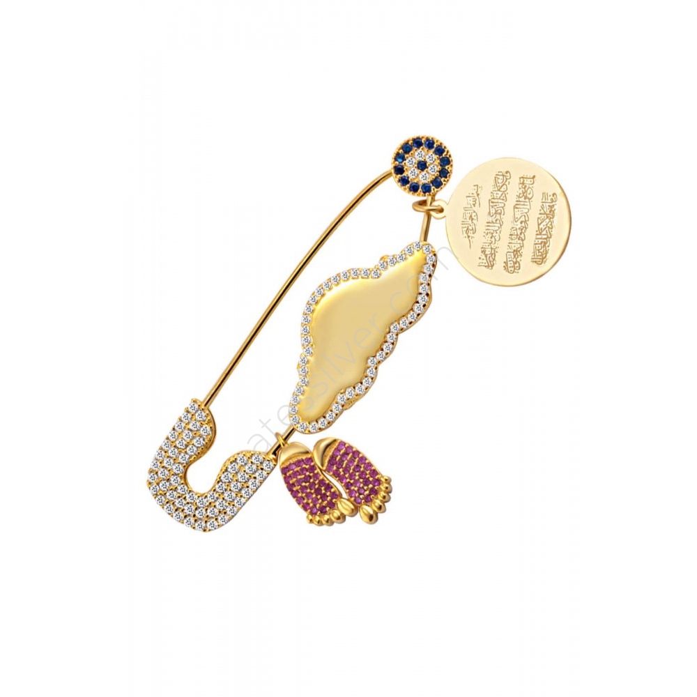 925 Ayar Gümüş İsimli Bebek Yaka İğnesi Fiyatı Taksit 925 Ayar Gümüş İsimli Bebek Yaka İğnesi Fiyatı Taksit