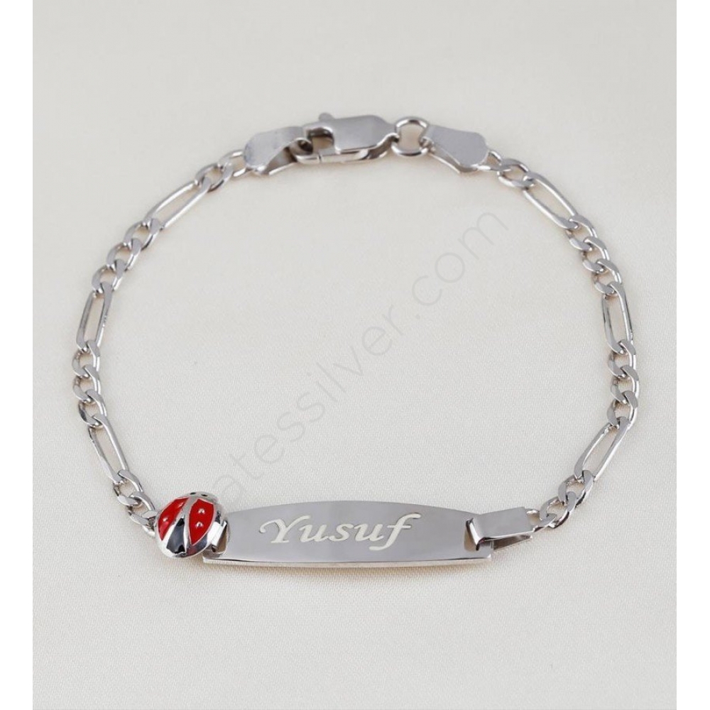 925 Ayar Gümüş Uğur Böceği Motifli Bebek Bileklik Fiyatı 925 Ayar Gümüş Uğur Böceği Motifli Bebek Bileklik Fiyatı