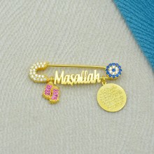 925 Ayar Gümüş İsimli Küçük Nazarlık